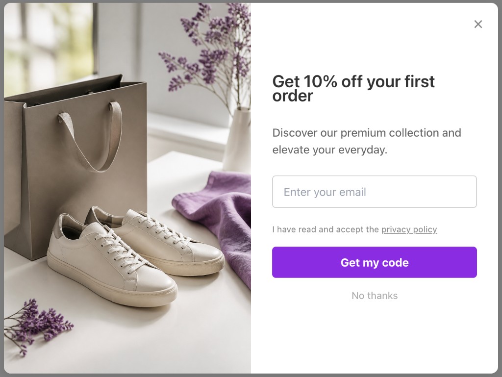 Email capture